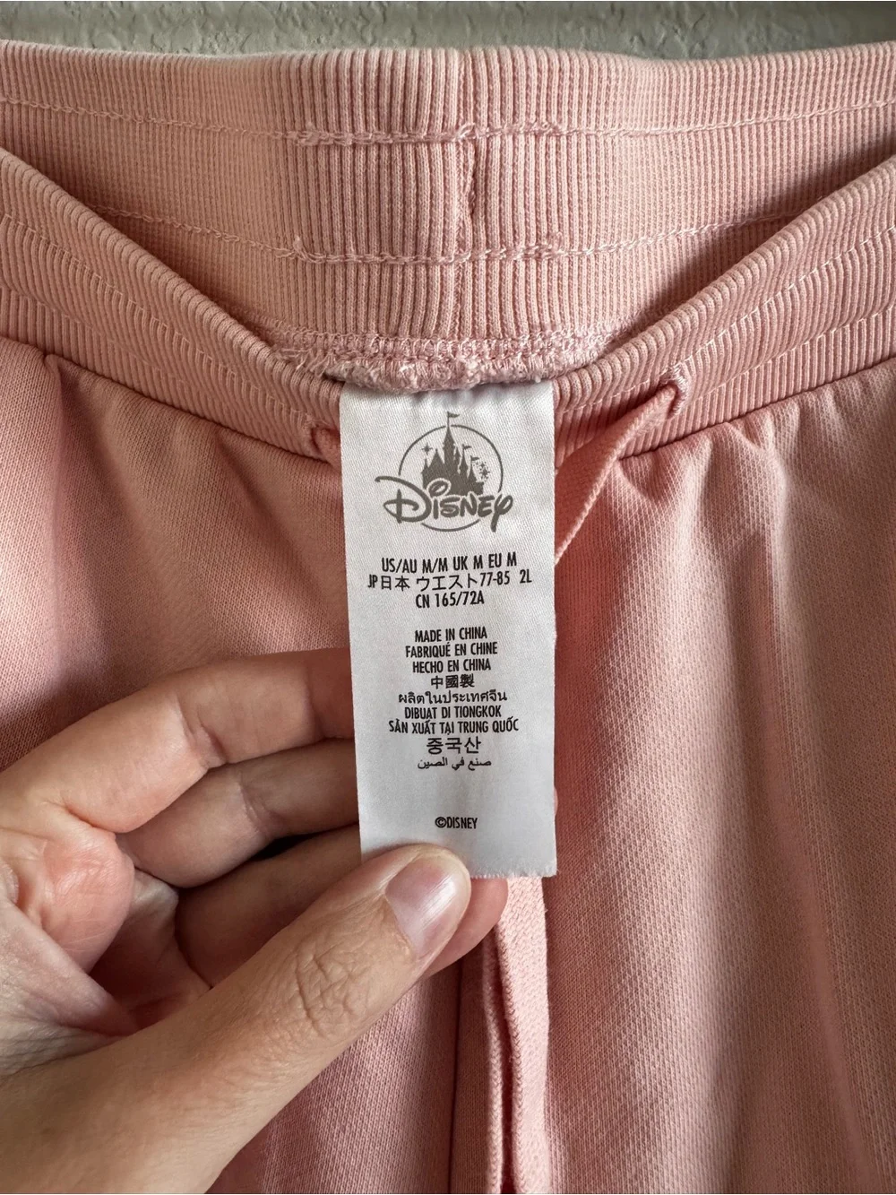 Disneyland Jogger Sweatpant M Pink - Picture 4 of 5